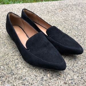 Clarks Suede Pointed Toe Loafers